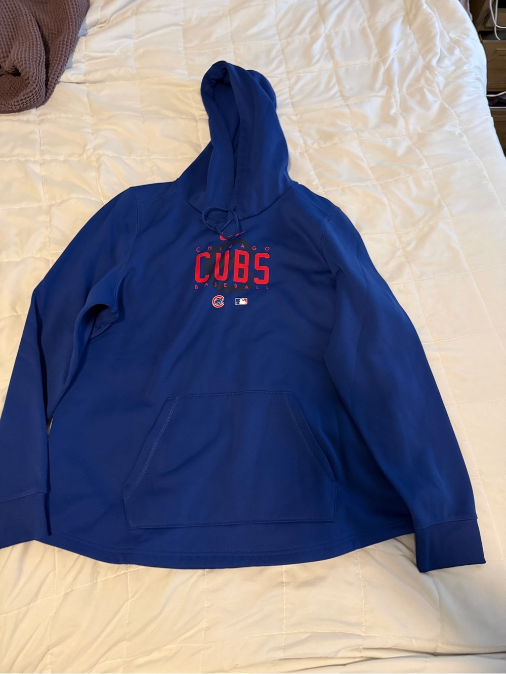 Nike Men's Royal Blue Chicago Cubs Crewneck Hoodie